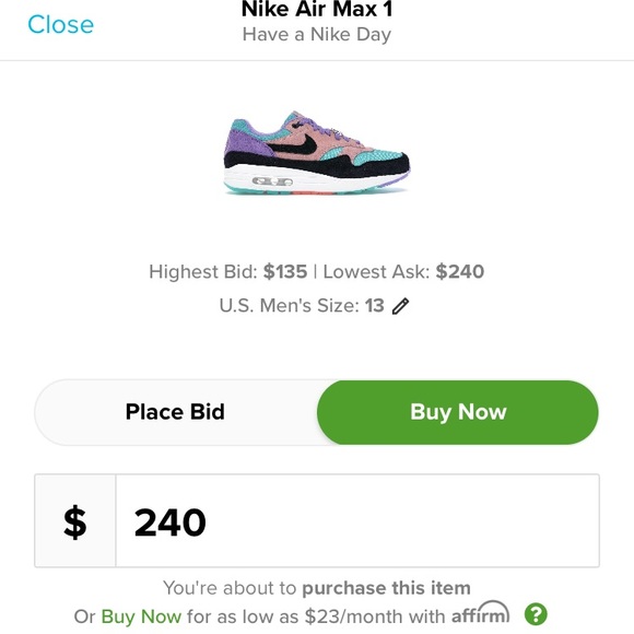 Have a Nike day air max 1 - Picture 6 of 6